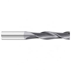 1/4 Dia. x 6 Overall Length 2-Flute Square End Solid Carbide SE End Mill-Round Shank-Center Cut-TiAlN - Exact Tool & Supply