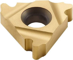 Seco - 27ER External Right Hand 4 Round Laydown Threading Insert - Grade CP500, TiAlN/TiN Coated Carbide, 15.88mm Inscribed Circle - Exact Tool & Supply