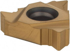 Seco - 22ER External Right Hand 7 UN Laydown Threading Insert - Grade CP500, TiAlN/TiN Coated Carbide - Exact Tool & Supply