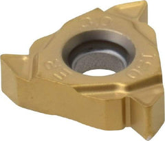Seco - 16ER External Right Hand ISO Laydown Threading Insert - Grade CP500, TiAlN/TiN Coated Carbide - Exact Tool & Supply