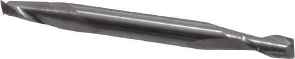 SGS - 5/32", 5/16" LOC, 3/16" Shank Diam, 2" OAL, 2 Flute, Solid Carbide Square End Mill - Double End, Uncoated, Spiral Flute, 30° Helix, Centercutting, Right Hand Cut, Right Hand Flute, Series 15 - Exact Tool & Supply