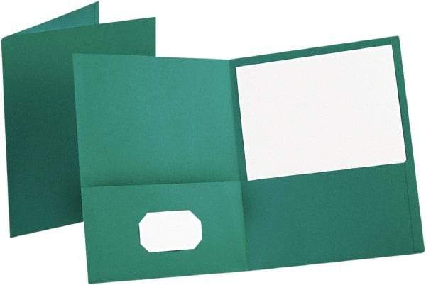 OXFORD - 8-1/2" Long x 11" Wide Pocket - Teal - Exact Tool & Supply