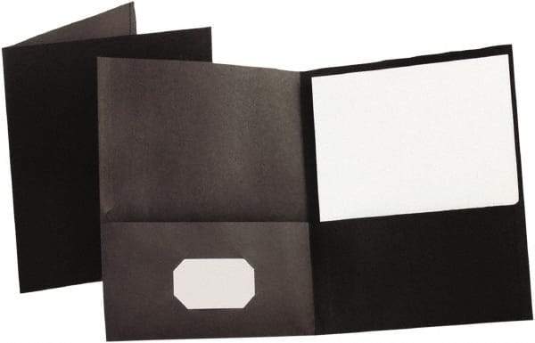 OXFORD - 8-1/2" Long x 11" Wide Pocket - Black - Exact Tool & Supply