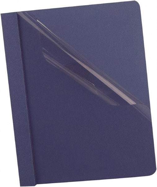 OXFORD - 11" Long x 8" Wide Report Cover - Dark Blue - Exact Tool & Supply