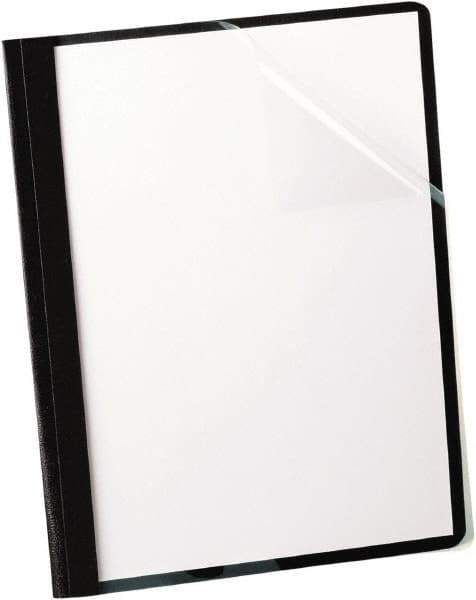 OXFORD - 11" Long x 8" Wide Report Cover - Black - Exact Tool & Supply