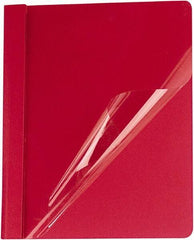 UNIVERSAL - 11" Long x 8" Wide Report Cover - Red - Exact Tool & Supply