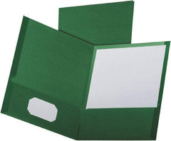 OXFORD - 8-1/2" Long x 11" Wide Pocket - Hunter Green - Exact Tool & Supply