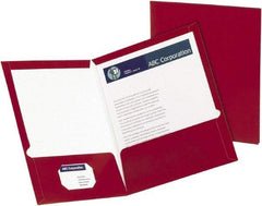 OXFORD - 8-1/2" Long x 11" Wide Pocket - Crimson - Exact Tool & Supply