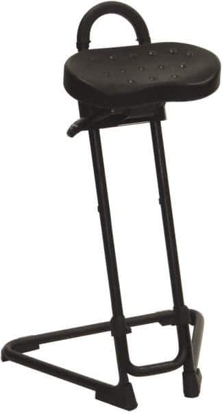 ShopSol - Swivel & Adjustable Stools Type: Sit-Stand Stool Base Type: Tubular Steel - Exact Tool & Supply