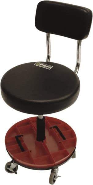 ShopSol - Swivel & Adjustable Stools Type: Adjustable Height Stool Base Type: Steel - Exact Tool & Supply