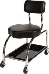 ShopSol - Swivel & Adjustable Stools Type: Repair/Maintenance Stool Base Type: Tubular Steel - Exact Tool & Supply