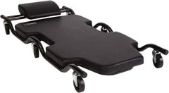 ShopSol - 500 Lb Capacity, 6 Wheel Creeper - Steel/Vinyl, 44-1/2" Long x 2-3/4" Overall Height x 20" Wide - Exact Tool & Supply