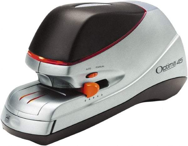 Swingline - 45 Sheet Electric Stapler - Silver - Exact Tool & Supply