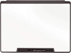 Quartet - 24" High x 36" Wide Dry Erase - Melamine, Includes Dry-Erase Marker, Eraser & Mounting Kit - Exact Tool & Supply