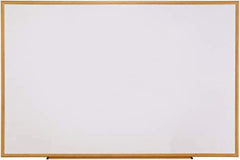 Universal One - 48" High x 72" Wide Dry Erase - Melamine, Includes Mounting Kit - Exact Tool & Supply