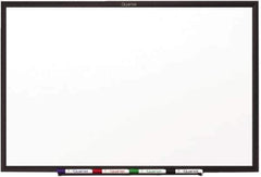 Quartet - 36" High x 48" Wide Dry Erase - Melamine, Includes Dry-Erase Marker & Mounting Hardware - Exact Tool & Supply