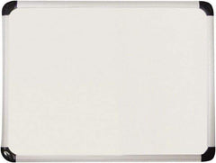 Universal One - 48" High x 72" Wide Magnetic Dry Erase Board - Porcelain, Includes Accessory Tray/Rail & Mounting Kit - Exact Tool & Supply