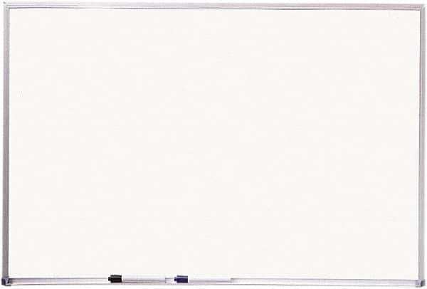 Mead - 48" High x 72" Wide Dry Erase - Melamine, Includes Mounting Kit - Exact Tool & Supply