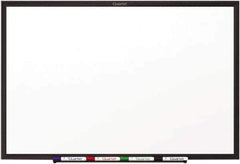 Quartet - 18" High x 24" Wide Dry Erase - Melamine, Includes Dry-Erase Marker & Mounting Hardware - Exact Tool & Supply