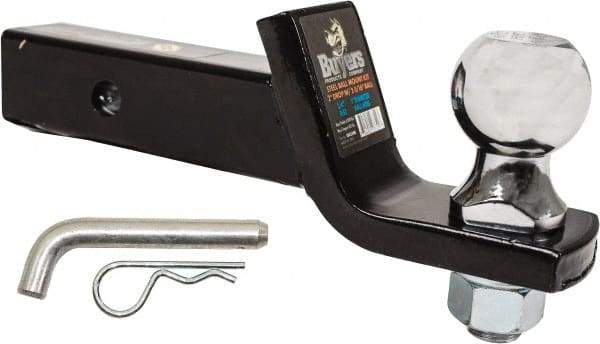 Buyers Products - 2-5/16" Ball Diam, 5-3/4" Shank Length, Hitch Ball - 2" Shank Diam, 6,000 Lb Capacity, Chrome - Exact Tool & Supply