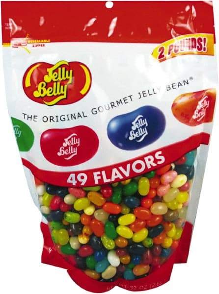 Jelly Belly - Candy - Candy, 49 Assorted Flavors, 2lb Bag - Exact Tool & Supply