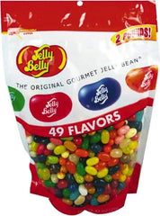 Jelly Belly - Candy - Candy, 49 Assorted Flavors, 2lb Bag - Exact Tool & Supply