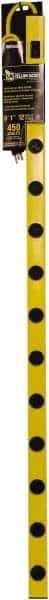 Woods PRO - 12 Outlets, 125 Volts, 15 Amps, 6' Cord, Power Outlet Strip - Keyhole Mount, 5-15 NEMA Configuration, 48-1/2" Strip, cULus - Exact Tool & Supply