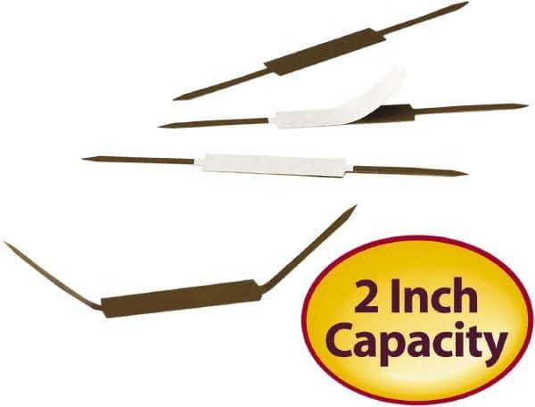SMEAD - 100 Piece Paper File Fasteners - 2-3/4" Long - Exact Tool & Supply