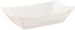 Dixie - Kant Leek Polycoated Paper Food Tray, 3 Pound, 250/Pack 2/Case - White - Exact Tool & Supply