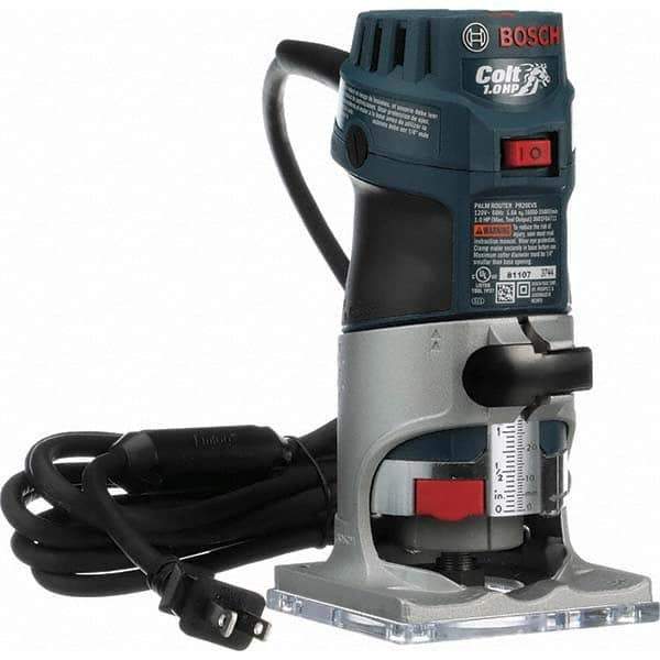Bosch - Router Kits Router Type: D-Handle Speed (RPM): 15000-30000 - Exact Tool & Supply