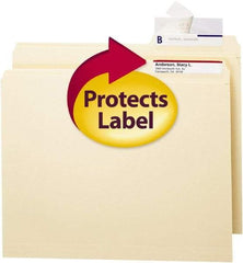 SMEAD - 100 Piece Clear Label Protector - 1.68" High x 3-1/2" Wide - Exact Tool & Supply