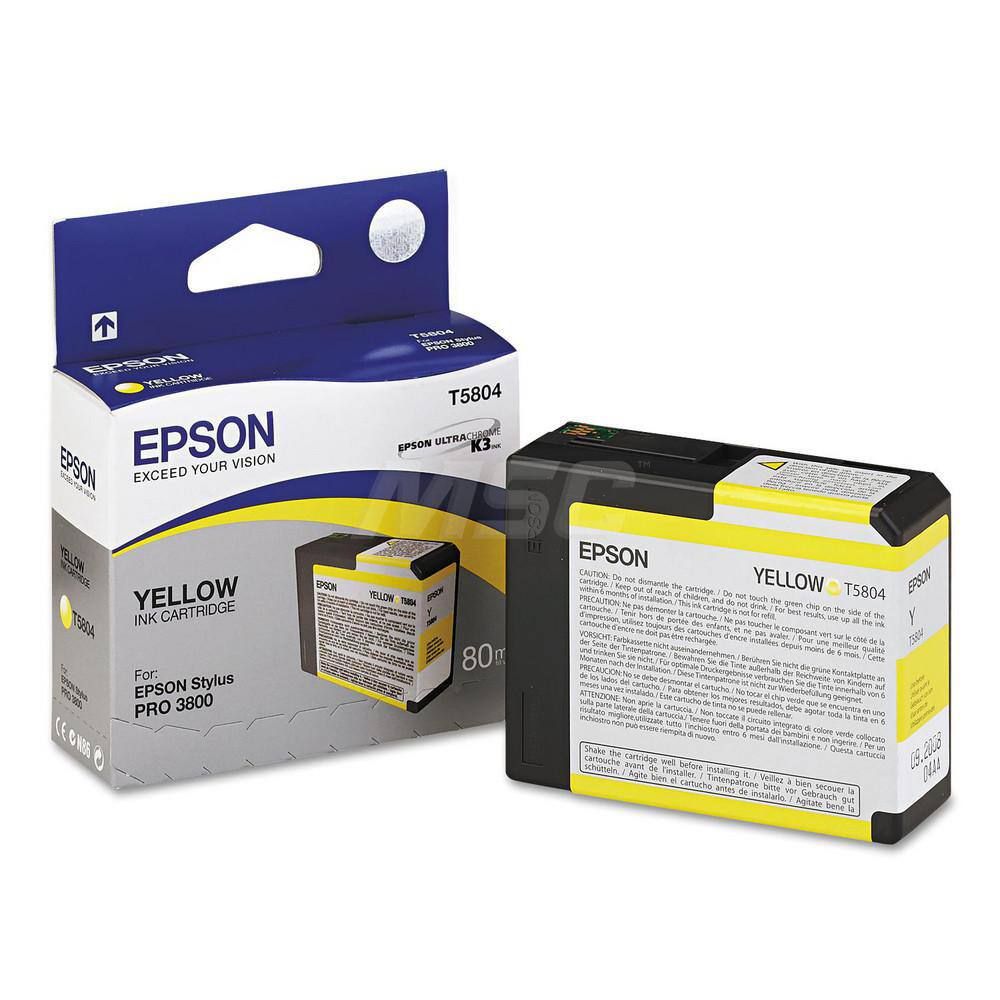 Epson - Office Machine Supplies & Accessories; Office Machine/Equipment Accessory Type: Ink Cartridge ; For Use With: Epson Stylus Pro 3880 Graphic Arts Edition; Epson Stylus Pro 3800 Portrait Edition; Epson Stylus Pro 3880 Signature Worthy Edition Print - Exact Tool & Supply