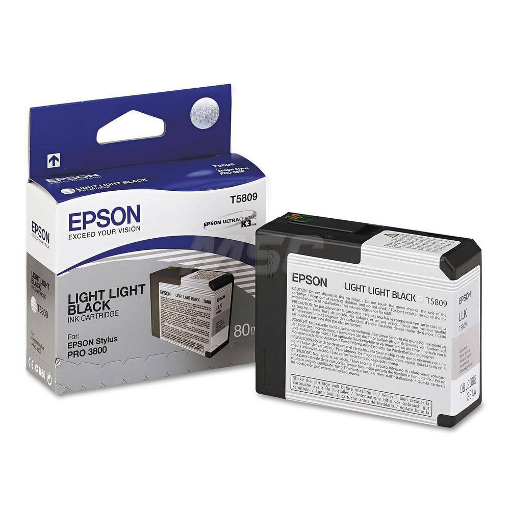Epson - Office Machine Supplies & Accessories; Office Machine/Equipment Accessory Type: Ink Cartridge ; For Use With: Epson Stylus Pro 3880 Graphic Arts Edition; Epson Stylus Pro 3800 Portrait Edition; Epson Stylus Pro 3880 Signature Worthy Edition Print - Exact Tool & Supply