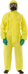 Ansell - Size 3XL Film Laminate Chemical Resistant General Purpose Coveralls - Exact Tool & Supply