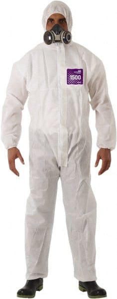 Ansell - Pack of 25 Size XL SMS General Purpose Coveralls - Exact Tool & Supply