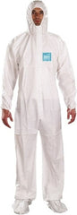 Ansell - Size 4XL Film Laminate Chemical Resistant General Purpose Coveralls - Exact Tool & Supply