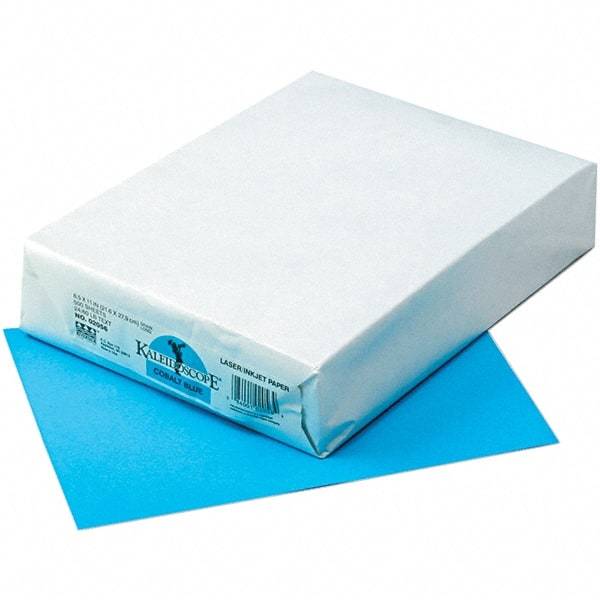 Pacon - 8-1/2" x 11" Cobalt Blue Colored Copy Paper - Use with Laser Printers, Copiers, Inkjet Printers - Exact Tool & Supply