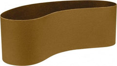 3M - 9" Wide x 120" OAL, 80 Grit, Ceramic Abrasive Belt - Ceramic, Coated, YF Weighted Cloth Backing, Series 966F - Exact Tool & Supply