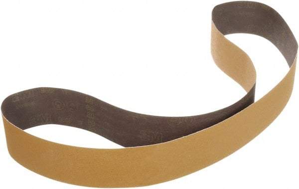 3M - 3" Wide x 24" OAL, 80 Grit, Ceramic Abrasive Belt - Ceramic, Coated, YF Weighted Cloth Backing, Series 967F - Exact Tool & Supply