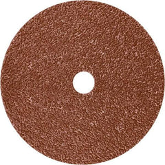 3M - 5" Diam 80+ Grit Fiber Disc - Ceramic, 12,000 Max RPM, Series 787C - Exact Tool & Supply