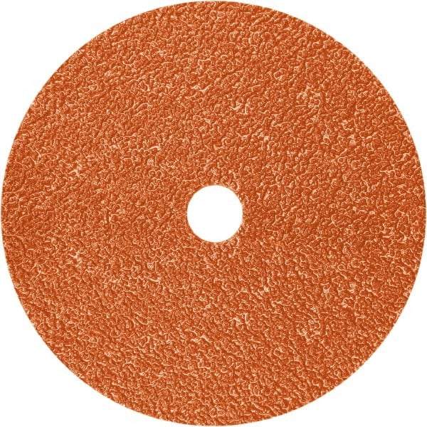 3M - 7" Diam 36+ Grit Fiber Disc - Ceramic, 8,600 Max RPM, Series 787C - Exact Tool & Supply