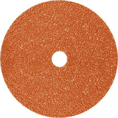 3M - 7" Diam 36+ Grit Fiber Disc - Ceramic, 8,600 Max RPM, Series 787C - Exact Tool & Supply