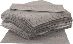 PRO-SAFE - 28 Gal Capacity per Package, Chemical/Hazmat Pad - 17" Long x 15" Wide, Polypropylene - Exact Tool & Supply