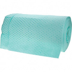 PRO-SAFE - 44 Gal Capacity per Package, Chemical/Hazmat Roll - 150' Long x 30" Wide, Polypropylene - Exact Tool & Supply