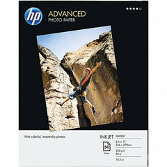 Hewlett-Packard - 8-1/2" x 11" White Photo Paper - Use with Inkjet Printers - Exact Tool & Supply