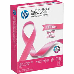Hewlett-Packard - 8-1/2" x 11" White Copy Paper - Use with Copiers, Inkjet Printers, Laser Printers, Fax Machines - Exact Tool & Supply