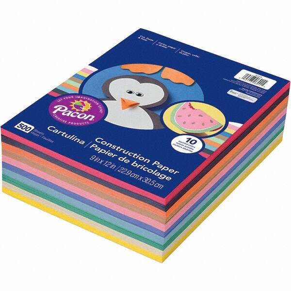 Pacon - Assorted Colors Construction Paper - Use with Craft Projects - Exact Tool & Supply