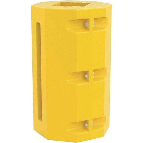 Vestil - 24" Wide x 24" Deep x 42" High, Steel Column Protector - Fits 10" Columns, Yellow - Exact Tool & Supply