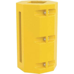 Vestil - 24" Wide x 24" Deep x 42" High, Steel Column Protector - Fits 10" Columns, Yellow - Exact Tool & Supply