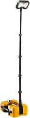 Pelican Products, Inc. - 12 Volt, Cordless, LED Portable Floor Work Light - 1 Head, 6,000 Lumens, Polypropylene, 26" High - Exact Tool & Supply